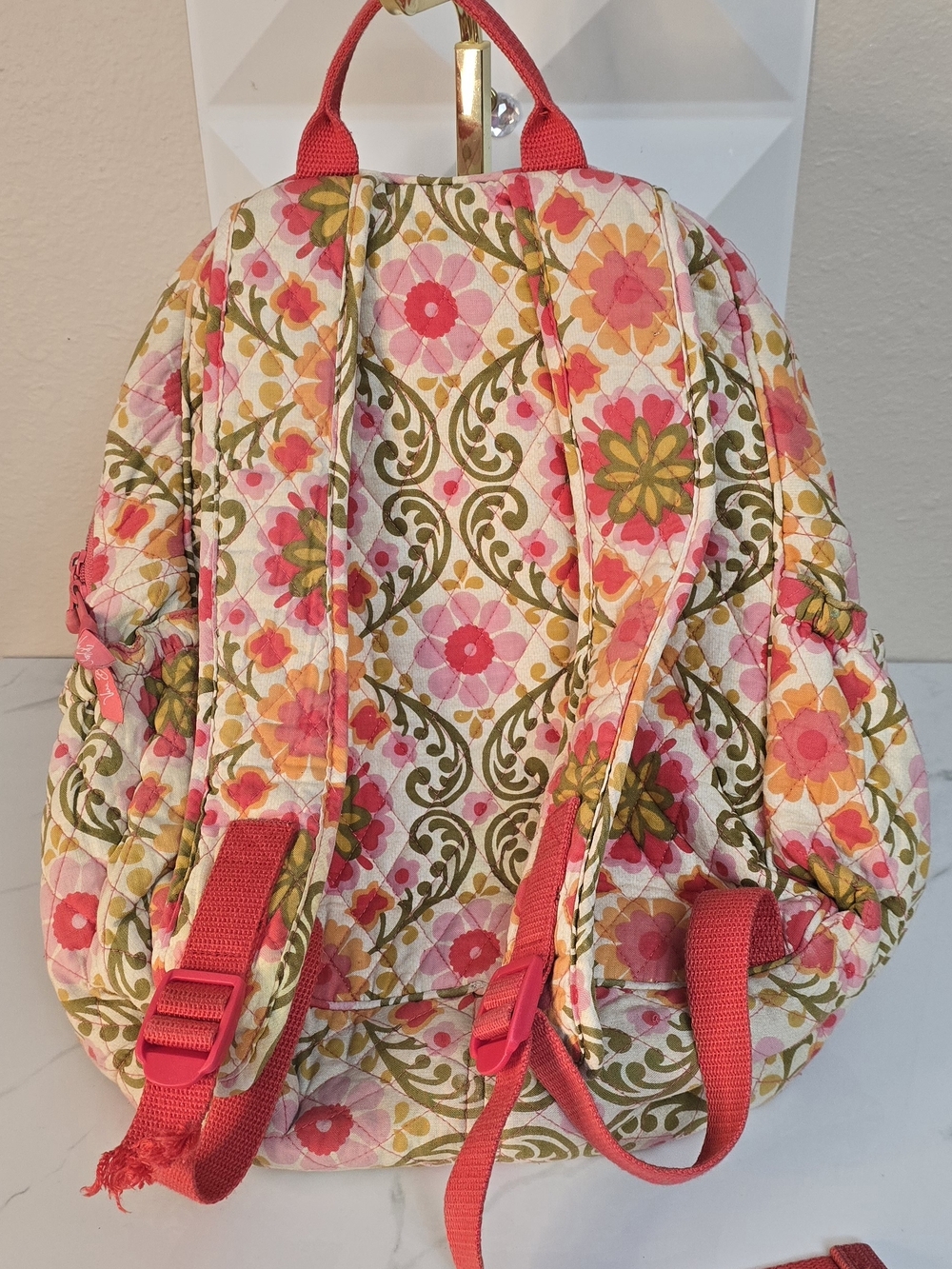 Vera Bradley Rehab Bundle Backpack & Crossbody Purse Set | Quilted Floral Bags - Picture 3 of 5